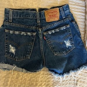 Vintage Levi Jean Shorts